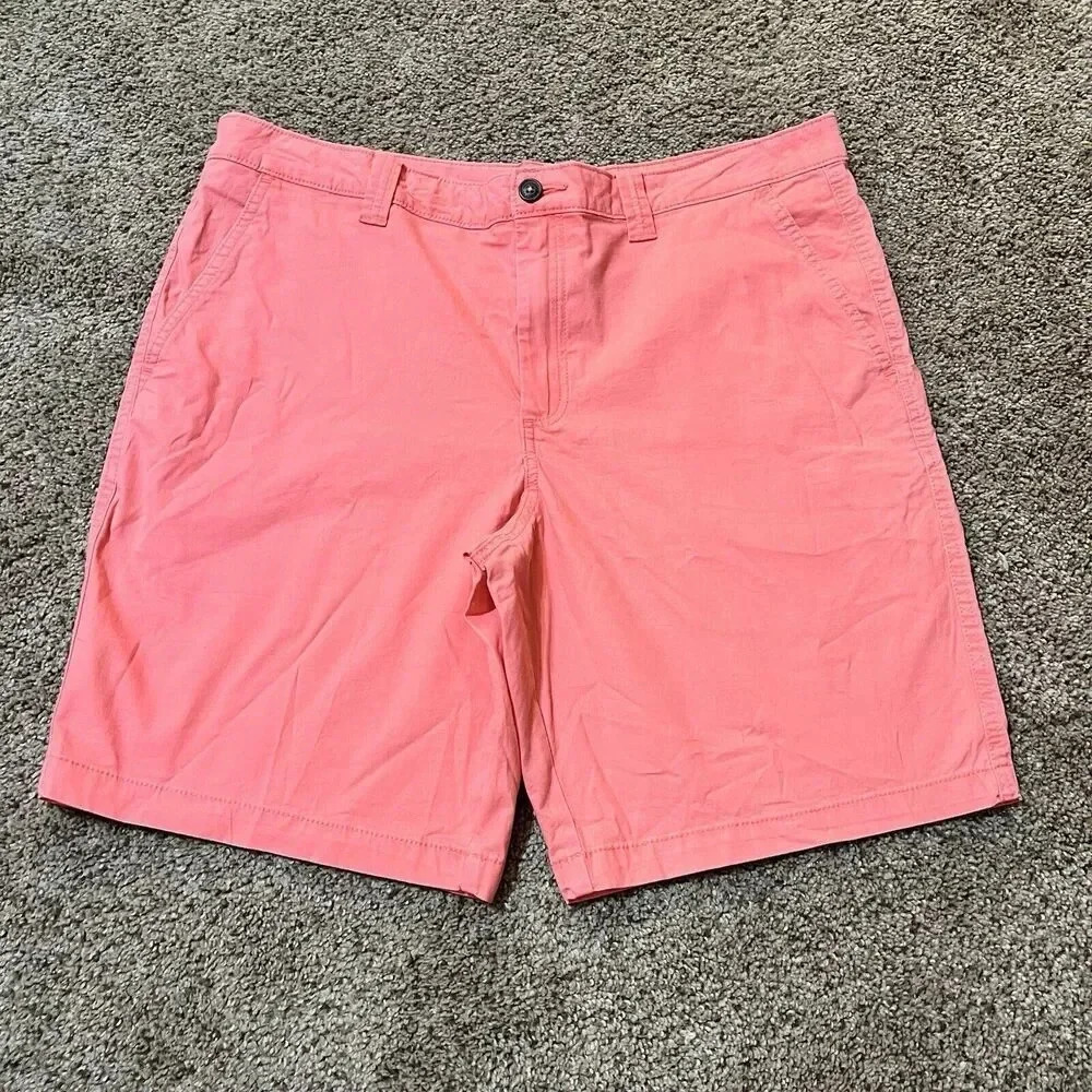 Magellan Men’s Hiking Outdoor‎ Pocket Shorts XL 36W Long Pink Cargo Lightweight